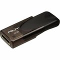 Pny Technologies Pny  32GB Attach 4 2.0 Flash Drive - 32 GB - USB 2.0 Type A - Black PN306105